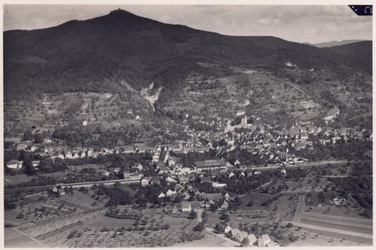 Luftbild au dem Jahr 1933